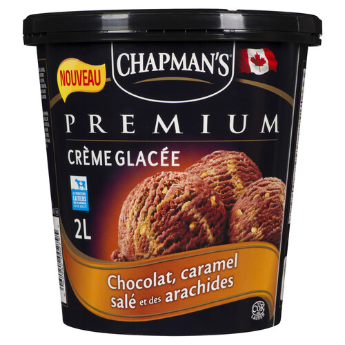 Chapman's Premium Ice Cream Chocolate Salted Caramel & Peanuts 2 L
