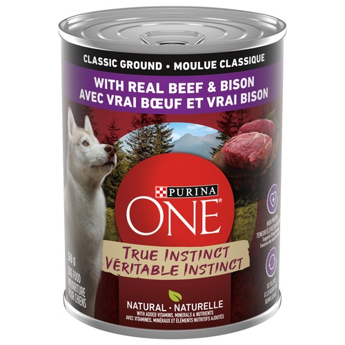 Purina ONE Wet Dog Food Smart Blend True Instinct Beef & Bison 368 g