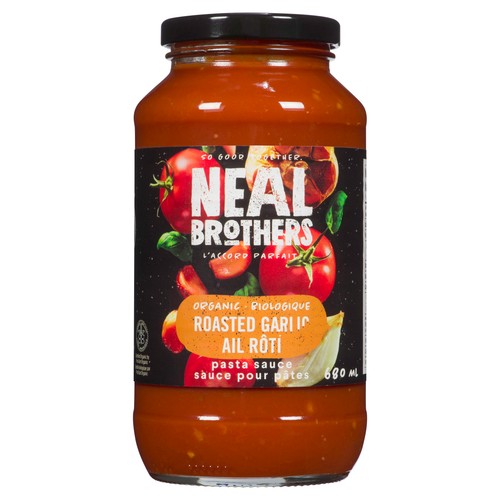Neal Brothers Organic Pasta Sauce Roasted Garlic 680 ml