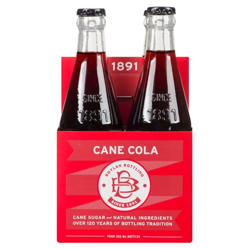 Boylan Soft Drink Cane Cola 4 x 355 ml (bottles)