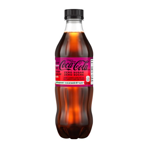 Coca-Cola Soda Zero Sugar Cherry 500 ml (bottle)