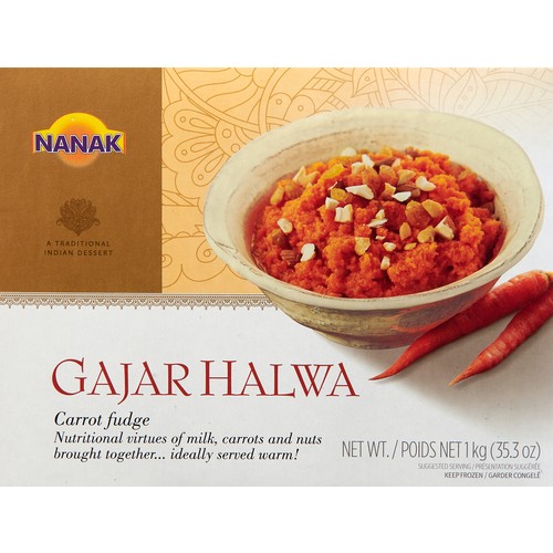 Nanak Desert Gajar Halwa 1 kg (frozen)