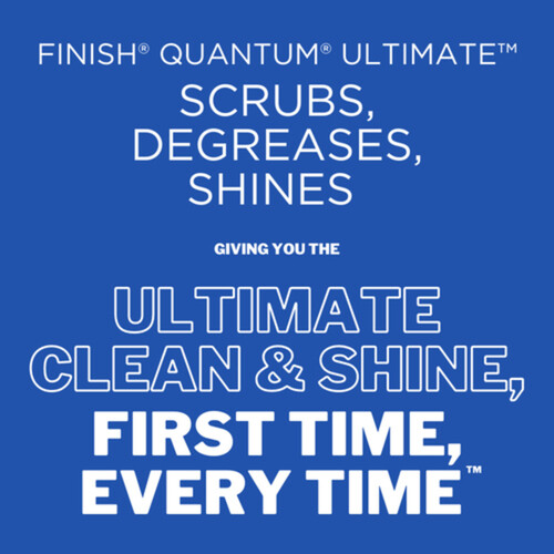 Finish Dishwashing Detergent Quantum Ultimate Lemon Scent 40 Tabs