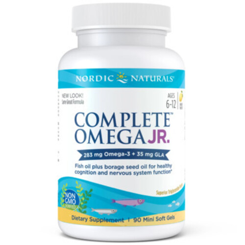 Nordic Naturals Junior Omega 3-6-9 Softgels 90 Count