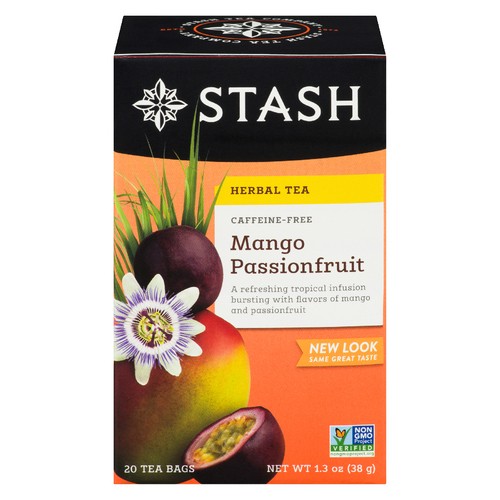 Stash Caffeine-Free Herbal Tea Mango Passionfruit 20 Tea Bags