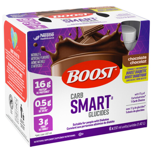 Boost Diabetic Drink Chocolate 6 x 237 ml