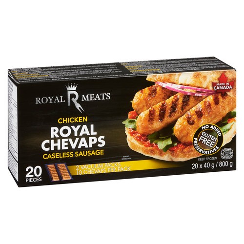 Royal Meats Frozen Chicken Chevaps 800 g