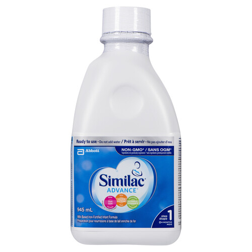 Similac Advance Ready To Use Infant Formula With Iron 945 ml