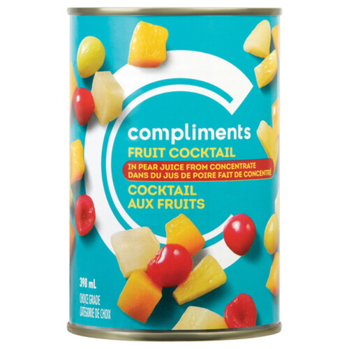 Compliments Canned Fruit Cocktail In Pear Juice 398 ml