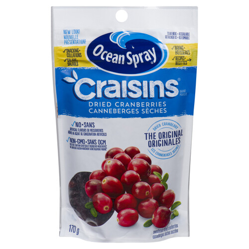 Ocean Spray Craisins Sweetened Dried Cranberries 170 g