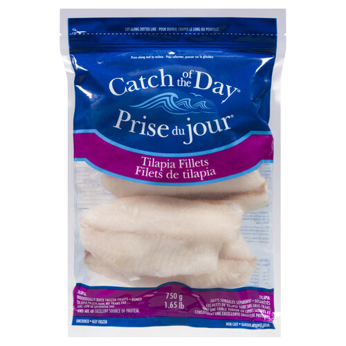 Catch Of The Day Frozen Tilapia Filets 750 g