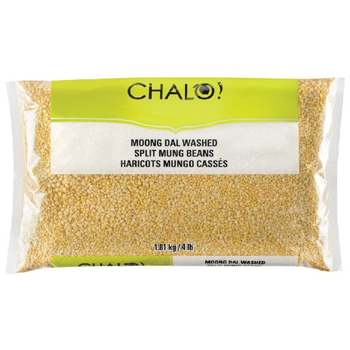 Chalo Split Mung Beans Moong Dal Washed 1.81 kg
