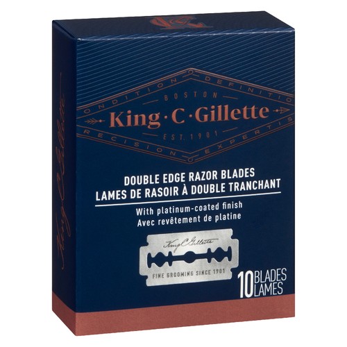 King C. Gillette Men’s Double Edge Razor Blade 10 Blades