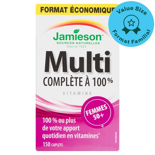 Jamieson Complete Vitamins Women's 50+ 150 EA Voilà Online Groceries