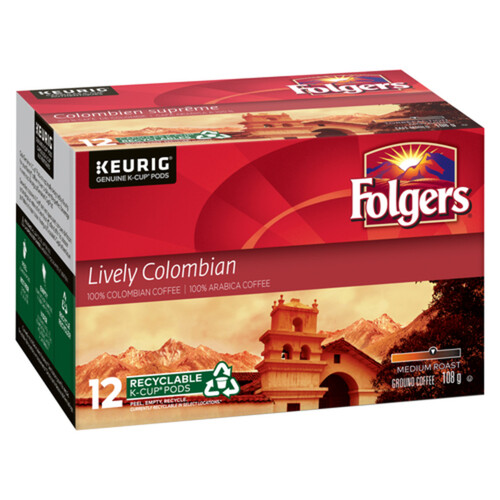Voilà Online Grocery Delivery Folgers Coffee Pods Lively Colombian