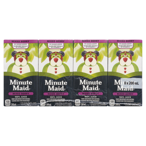 Minute Maid Juice Mixed Berry 8 x 200 ml