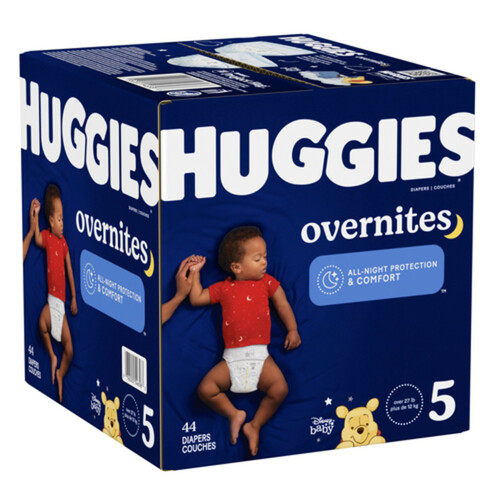 Huggies Overnites Diapers Size 5 44 Count