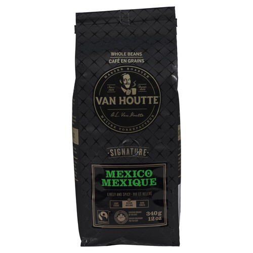 Van Houtte Whole Beans Coffee Mexico Medium Roast 340 g