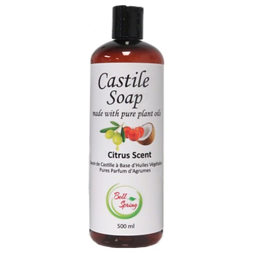 Bell Spring Castile Soap Citrus Scent 500 ml