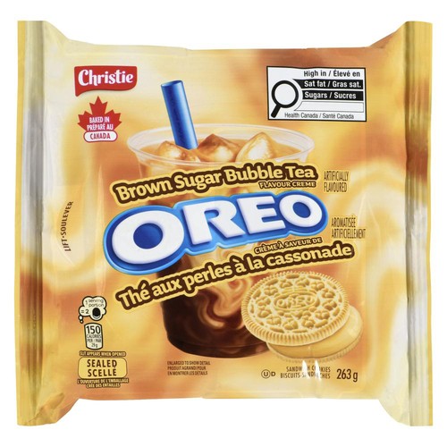 Oreo Sandwich Cookies Brown Sugar Bubble Tea 263 g