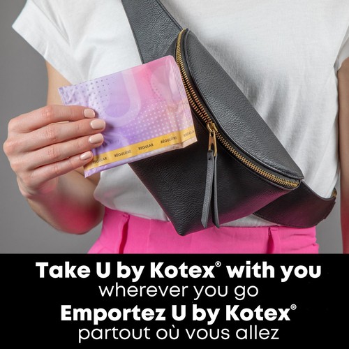 U by Kotex Balance Ultra Thin Pads Regular With Wings 50 Count