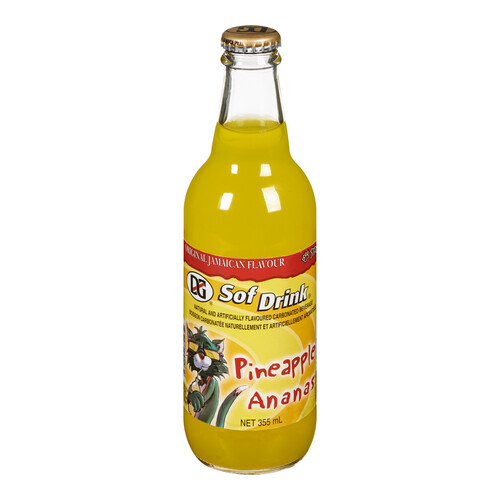 D&G Jamaican Soft Drink Pineapple 355 ml (bottle)