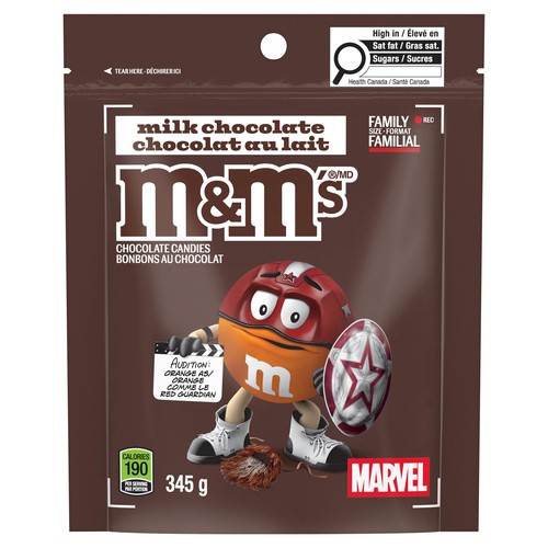 M&MS Family Size Milk Chocolate 345 g