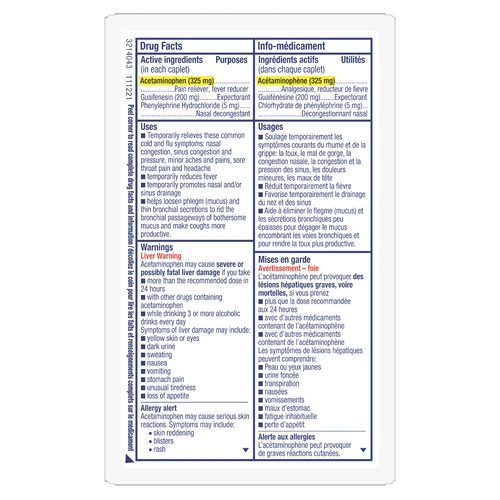 Mucinex Multi-Action Cold & Sinus Cold 20 Caplets