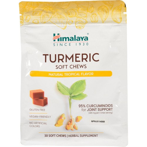 Himalaya Herbal Healthcare Turmeric Soft Chews Supplement  30 EA