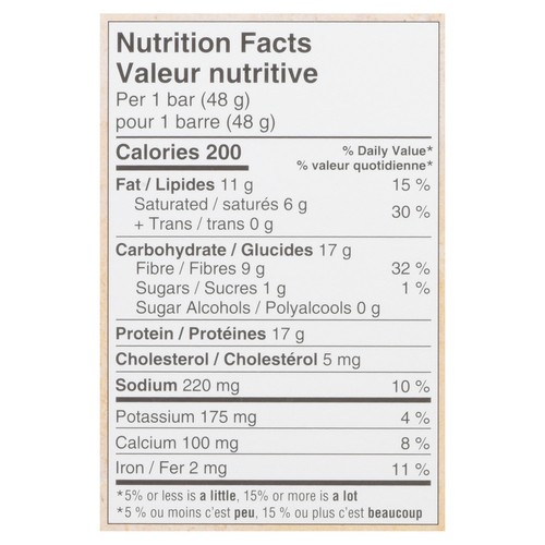 Atkins Protein Granola Bar Peanut Fudge 5 x 48 g