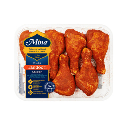 Mina Halal Chicken Drumsticks Tandoori 756 g