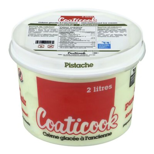Coaticook Gluten-Free Ice Cream Pistachio 2 L