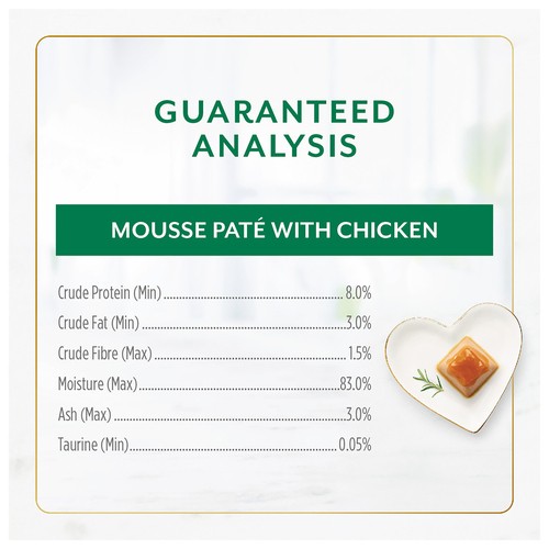Fancy Feast Gems Wet Cat Food Mousse Paté With Chicken 2 x 57 g