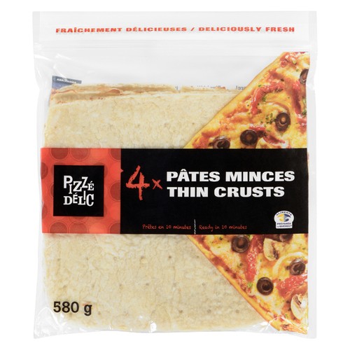 Pizzedelic Frozen Pizza Crust Regular 580 g