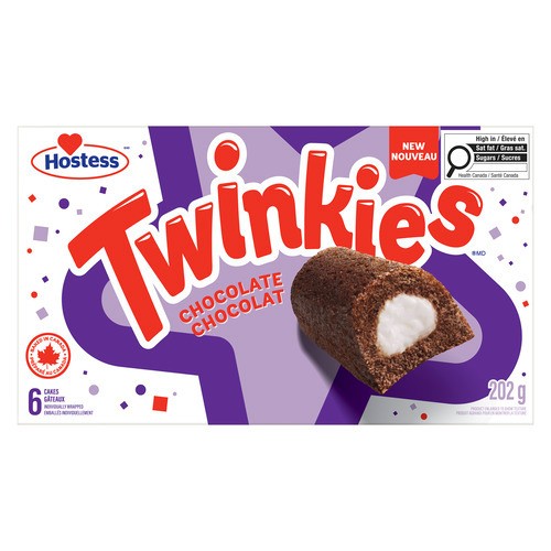 Hostess Twinkies Chocolate 6 Cakes 202 g