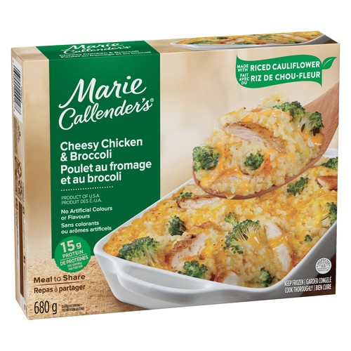 Marie Callender's Cheesy Chicken & Broccoli Multi Serve Frozen Meal 680 g