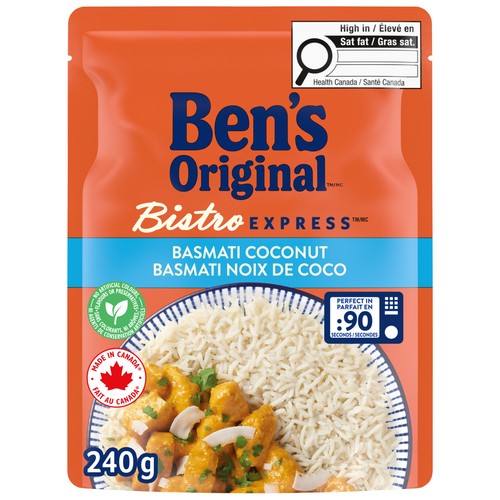 Ben's Original Bistro Express Rice Side Dish Coconut Flavoured 240 g
