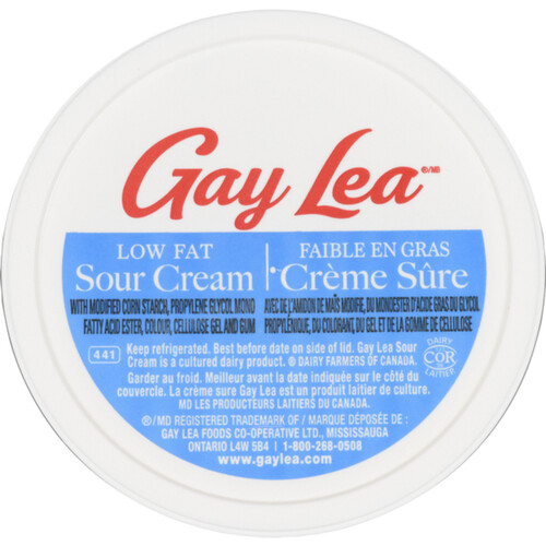 Gay Lea 3% Sour Cream Low Fat 500 ml