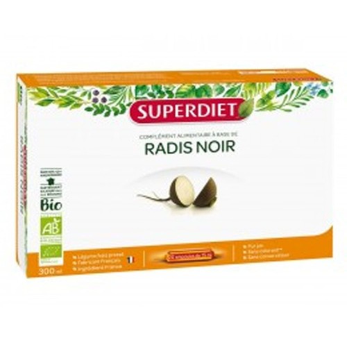 Super Diet Organic Black Radish 20 Count