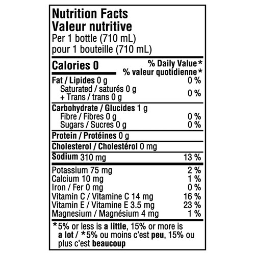 Powerade Zero Sports Drink Mixed Berry 710 ml (bottle)
