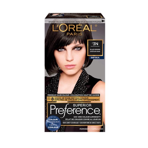 L'Oréal Superior Preference Hair Colour Infinia 3N Black Brown 1 EA 