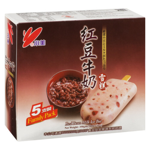 Shao Mei Frozen Ice Bar Red Bean 350 g 