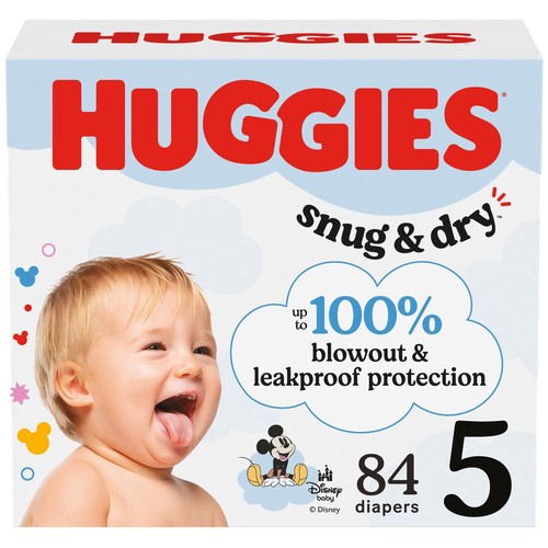 Huggies Snug & Dry Size 5 84 Count