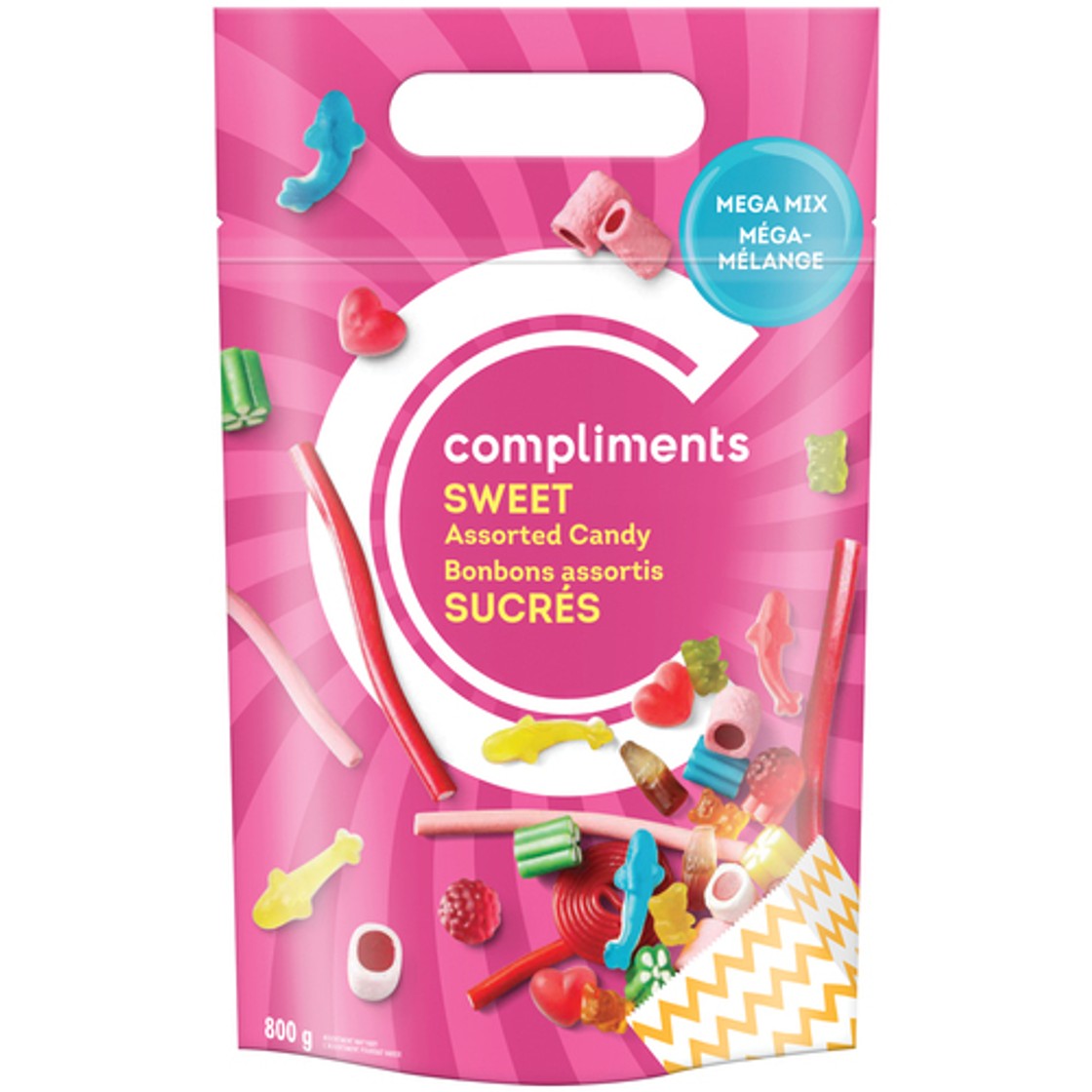 Sweet Complement Compliments Mega Mix Candy Assorted Sweet 800 g - Voilà Online ...
