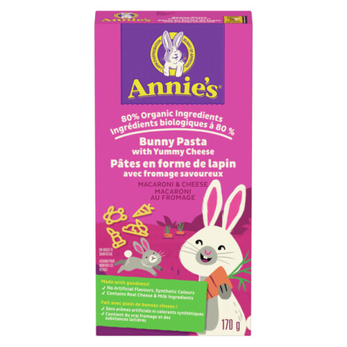 Annie's Bunny Pasta With Yummy Cheese Macaroni & Cheese 170 g