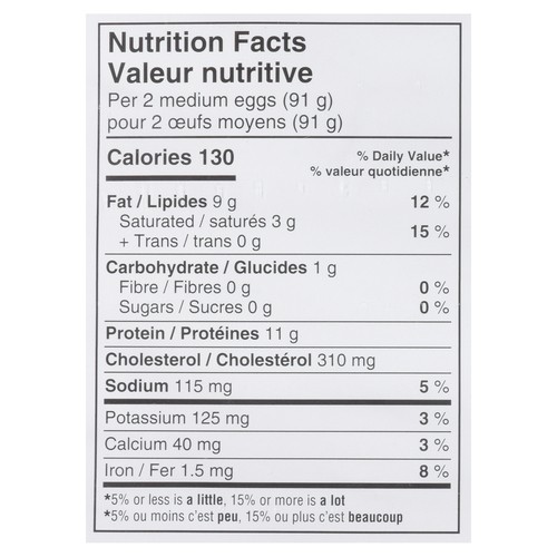 Nutri White Eggs Medium 30 Count