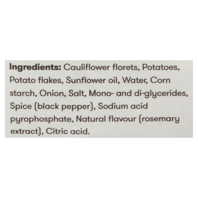 Wholly Veggie Frozen Cauliflower Hash Browns 375 g Voilà Online