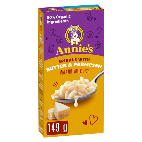 Annie's Macaroni & Cheese Spirals With Butter & Parmesan 149 g