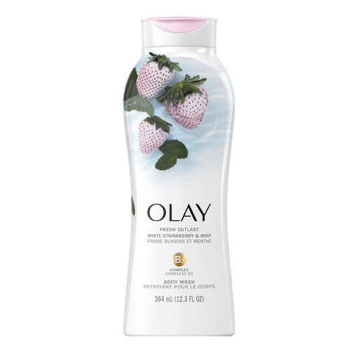 Olay Shower & Bath Liquid White Strawberry Mint 364 ml