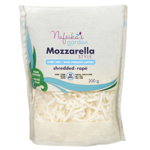 Nafsika's Garden Vegan & Dairy Free Pizza Style Cheese Mozzarella Shredded 200 g